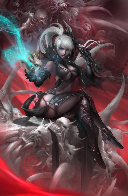 Bronze award artwork Rise of the Necromancer by SHIN