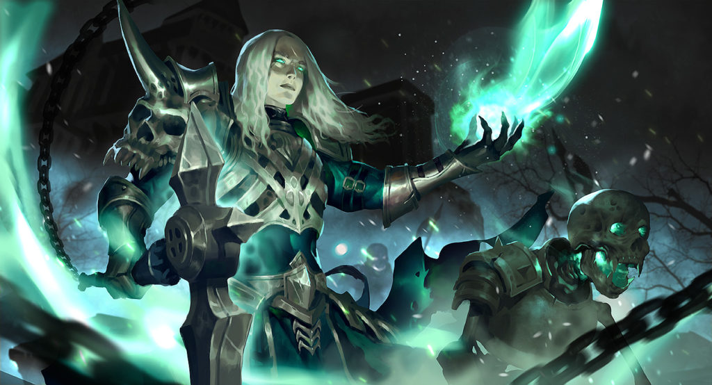 Honorable mention artwork Undying Summons by Jiunn Kuo