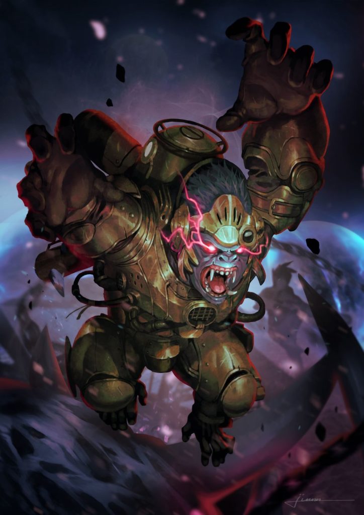 Rage of Winston fanart by Jiunn Kuo