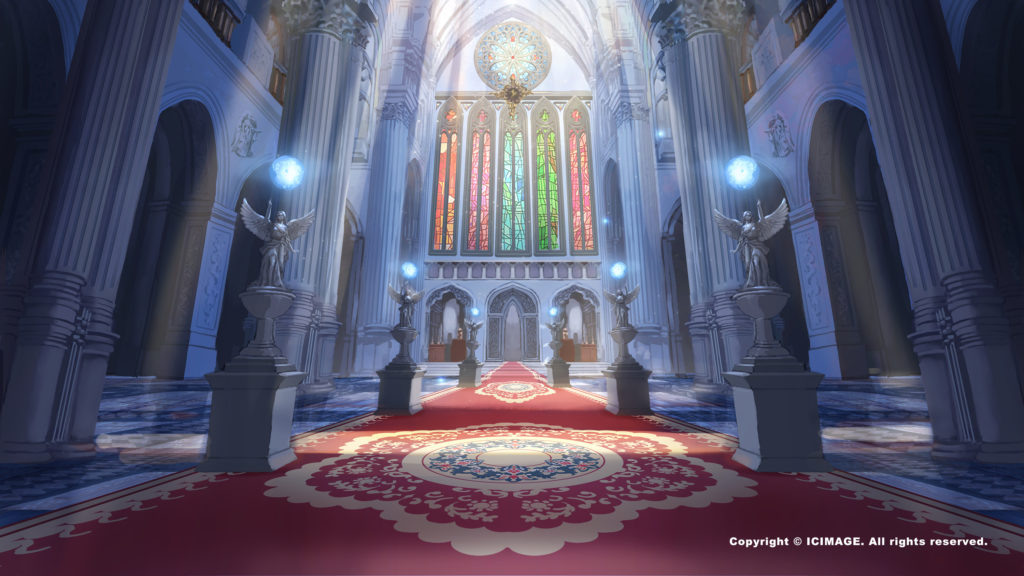 Finished gothic architecture scene for the game