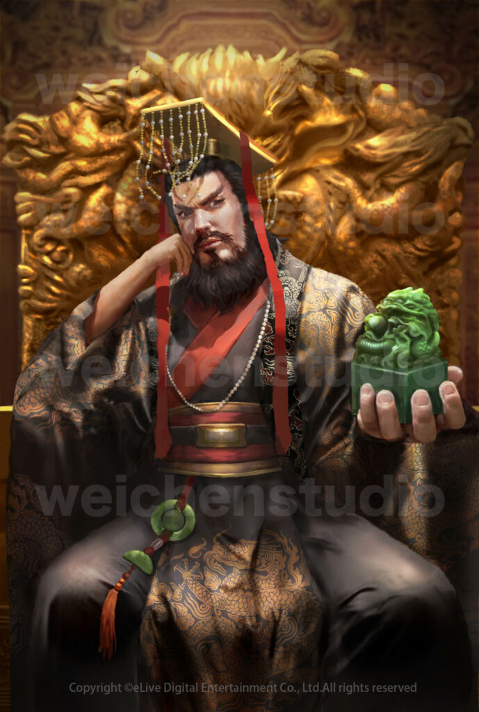 Character illustration by Wei Chang for the game Legend of the Warring States