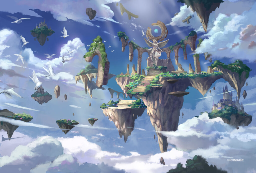 同樣畫雲,不同筆刷與表達方式的作品之二