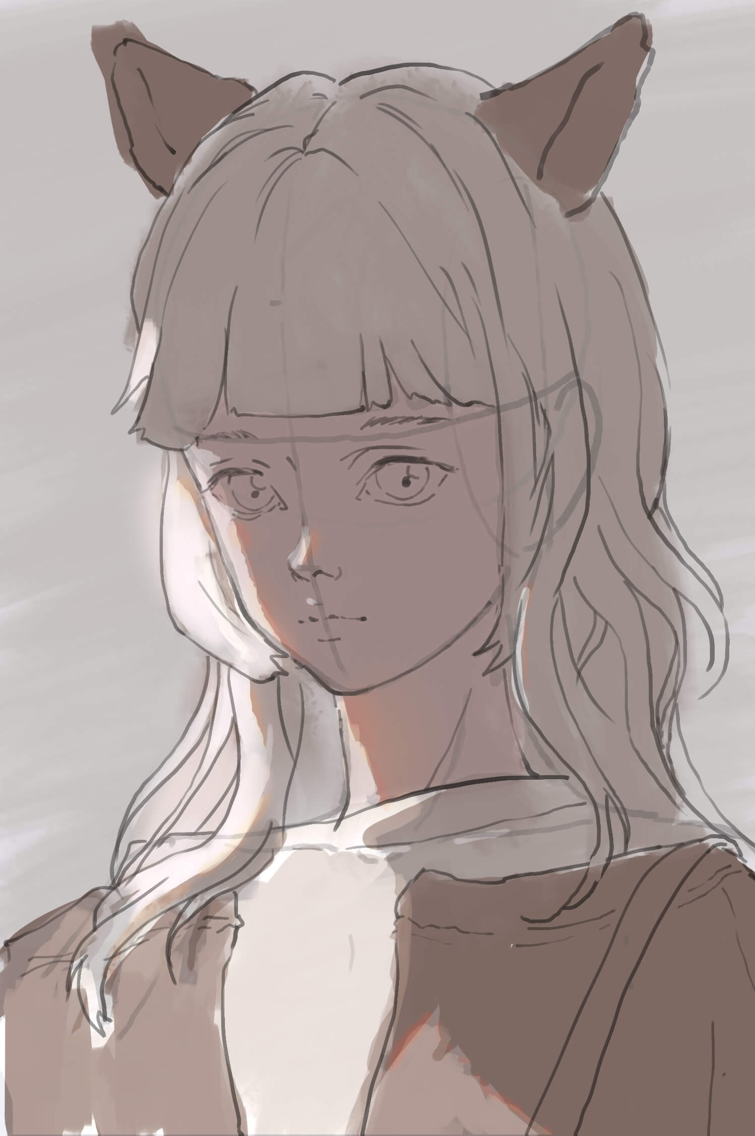 Base colors adjusted with color balance adjustment layers