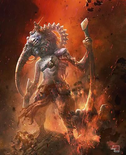 Berserker Ganesha artwork by WeiChen Studio