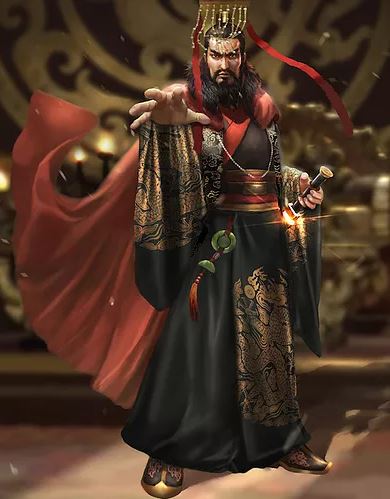 Standing pose of Qin Shi Huang from Legend of the Warring States