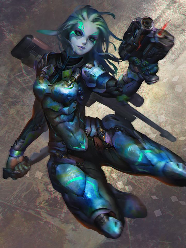 Retreat Λ original character Phantom Hunter Yukinae